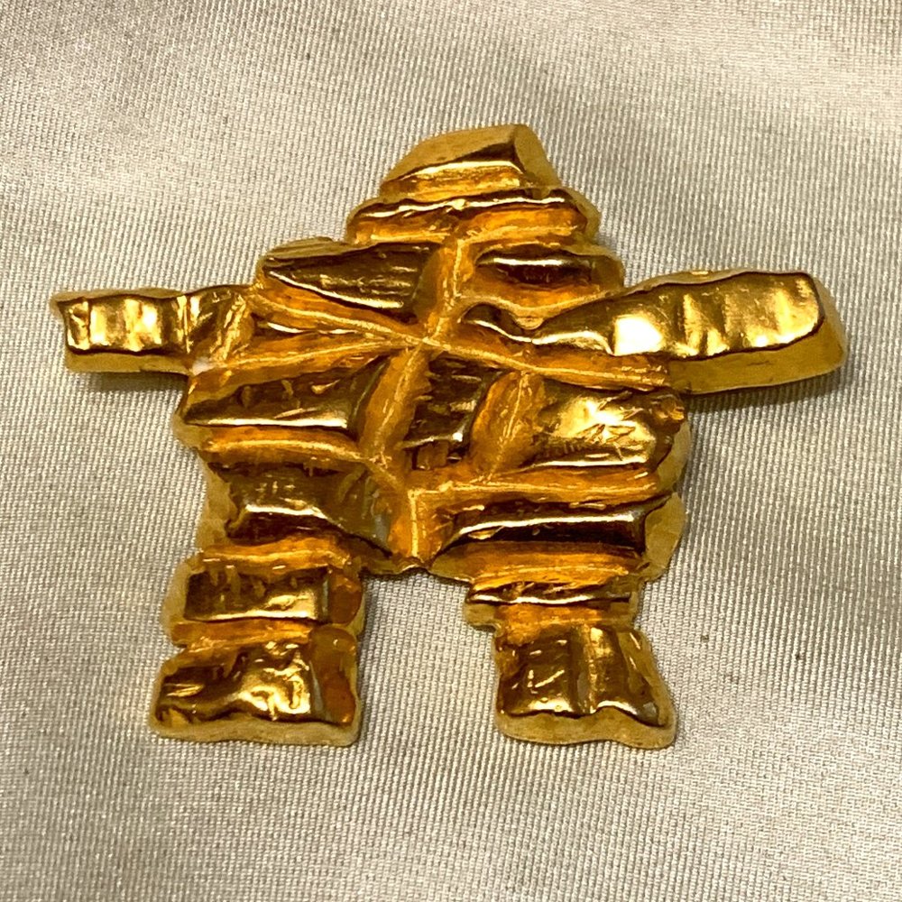 💝Vintage Inukshuk Canadian Brooch